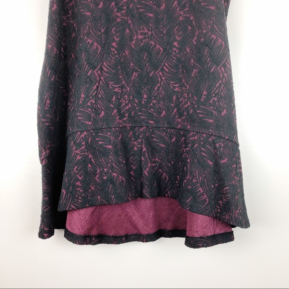 Michael Kors Burgandy & Black Skirt NEW xl - Picture 4 of 8